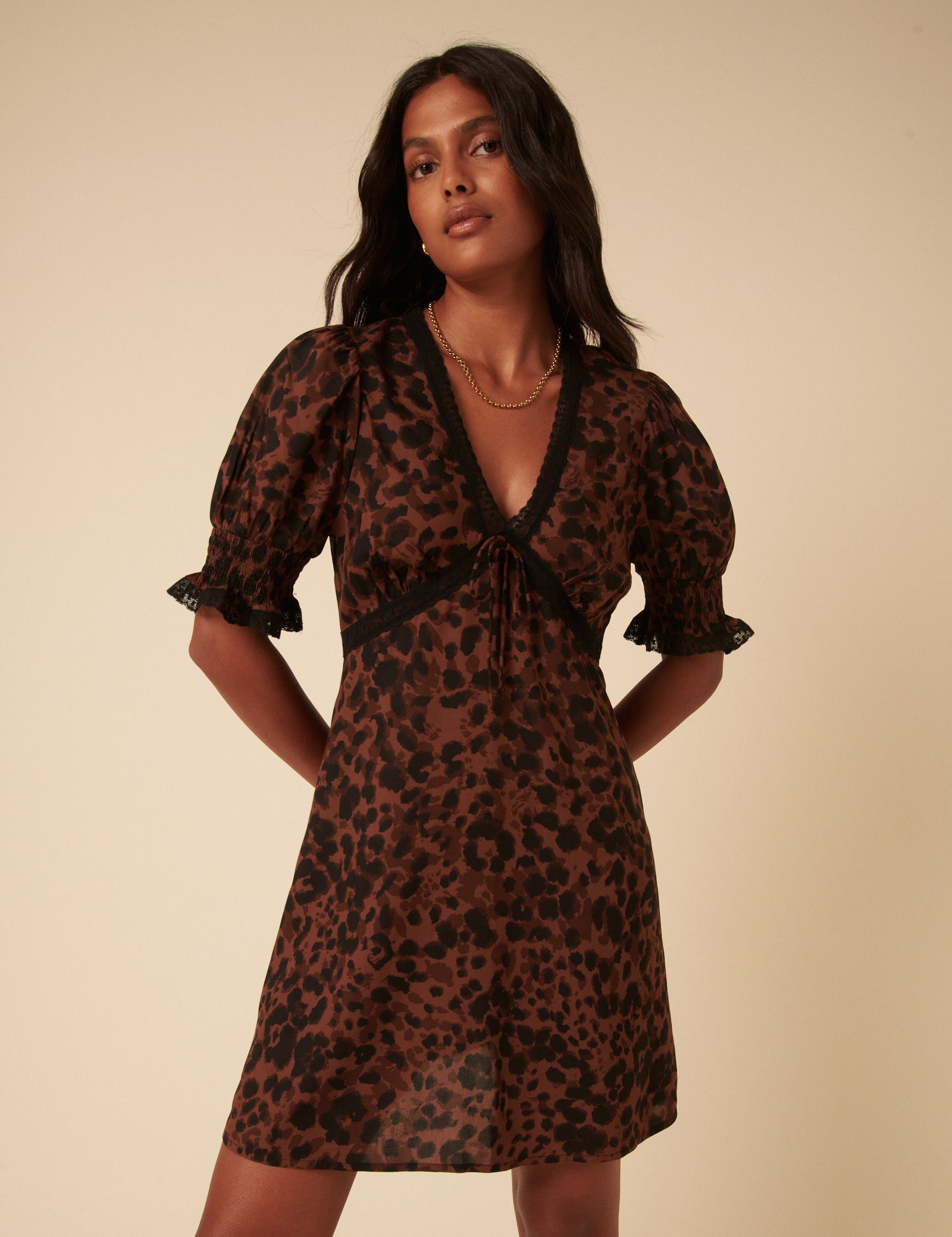 Black And Red Floral Lace Aida Mini Dress Black And Red Floral Lace Aida Mini Dress